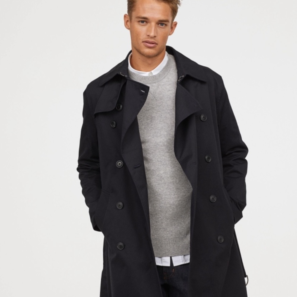 H&M Black Trenchcoat